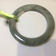 Load image into Gallery viewer, Sold! please don't order. Thanks 56mm certified 100% natural Type A dark green/gray/brown jadeite jade bangle Y84-7333