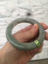 Load image into Gallery viewer, Sold! please don't order. Thanks 56mm certified 100% natural Type A dark green/gray/brown jadeite jade bangle Y84-7333