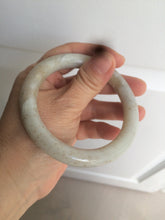 Load image into Gallery viewer, 57.3mm 100% Natural beige brown round cut nephrite Jade bangle HT57