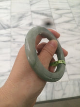 Load image into Gallery viewer, Sold! please don't order. Thanks 56mm certified 100% natural Type A dark green/gray/brown jadeite jade bangle Y84-7333