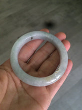 Load image into Gallery viewer, 50.5mm Certified type A 100% Natural light green/purple Jadeite Jade bangle D51-3534