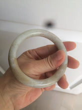 Load image into Gallery viewer, 57.3mm 100% Natural beige brown round cut nephrite Jade bangle HT57