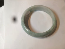 Load image into Gallery viewer, 56.3mm certified 100% natural Type A light green/white jadeite jade bangle AB88-1153