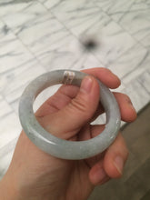 Load image into Gallery viewer, 50.5mm Certified type A 100% Natural light green/purple Jadeite Jade bangle D51-3534