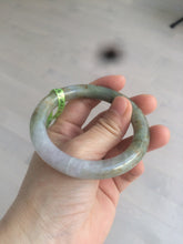 Load image into Gallery viewer, 53.5mm certified Type A 100% Natural green/purple/brown round cut Jadeite Jade bangle Y108-1424