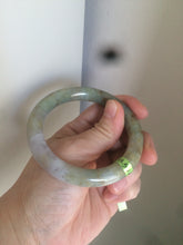 Load image into Gallery viewer, 53.5mm certified Type A 100% Natural green/purple/brown round cut Jadeite Jade bangle Y108-1424