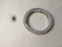 Load image into Gallery viewer, 51.5mm certified type A 100% Natural light green white oval Jadeite Jade bangle AR55-2853