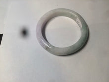 Load image into Gallery viewer, 53.7mm Certified Type A 100% Natural green/purple/brown Jadeite Jade bangle AR57-9788