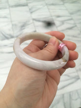 Load image into Gallery viewer, Certified 54.3mm Type A 100% Natural green/brown/purple Jadeite Jade bangle AY41