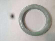 Load image into Gallery viewer, 55.7mm certified 100% natural green/white jadeite jade bangle AB89-2254