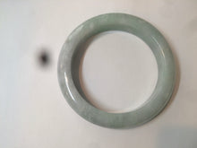 Load image into Gallery viewer, 55.7mm certified 100% natural green/white jadeite jade bangle AB89-2254