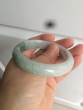 Load image into Gallery viewer, 53mm Certified Type A 100% Natural light green white Jadeite Jade bangle H151-1005
