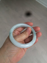 Load image into Gallery viewer, 53.5mm certified 100% natural Type A green/white jadeite jade bangle AQ31-1361