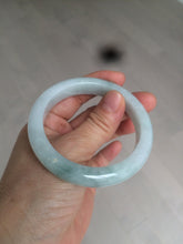 Load image into Gallery viewer, 53.5mm certified 100% natural Type A green/white jadeite jade bangle AQ31-1361