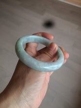 Load image into Gallery viewer, 55.7mm certified 100% natural green/white jadeite jade bangle AB89-2254