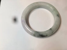 Load image into Gallery viewer, 53.5mm certified 100% natural Type A green/purple/white jadeite jade bangle AB90-1704