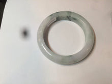 Load image into Gallery viewer, 53.5mm certified 100% natural Type A green/purple/white jadeite jade bangle AB90-1704