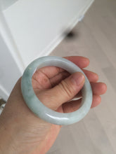 Load image into Gallery viewer, 53.5mm certified 100% natural Type A green/white jadeite jade bangle AQ31-1361