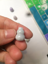 Load image into Gallery viewer, 100% natural type A 3D white/yellow/purple/brown Jadeite jade gourd ( 葫芦, 福禄) pendant AF31