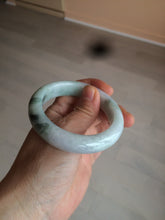 Load image into Gallery viewer, 53.5mm certified 100% natural Type A green/purple/white jadeite jade bangle AB90-1704