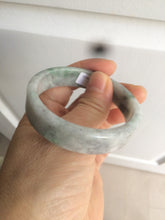 Load image into Gallery viewer, 51mm certified Type A 100% Natural dark green/purple square Jadeite Jade bangle AD69-0410