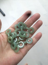 Load image into Gallery viewer, 100% Natural watery safe and sound mom and daughter buckle dangling jadeite Jade earring AS2