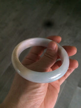 Load image into Gallery viewer, 57.8mm 100% certified natural light green/blue/yellow jadeite jade bangle S27-3228