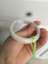 Load image into Gallery viewer, 54.3mm Certified type A 100% Natural light green/white/orange jadeite jade bangle KS75-6861