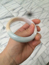 Load image into Gallery viewer, 57.8mm 100% certified natural light green/blue/yellow jadeite jade bangle S27-3228