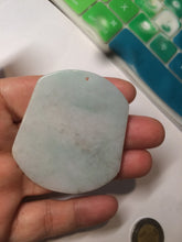 Load image into Gallery viewer, 100% natural light green/white QiLin and Bull head jadeite jade necklace AF35