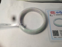 Load image into Gallery viewer, 53.9mm certified Type A 100% Natural sunny green purple Jadeite Jade bangle GC18-1846 (add on item)