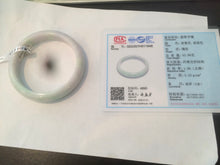 Load image into Gallery viewer, 53.9mm certified Type A 100% Natural sunny green purple Jadeite Jade bangle GC18-1846 (add on item)