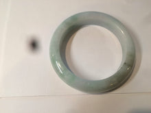 Load image into Gallery viewer, 55.8mm Certified type A 100% Natural quiet light green/blue Jadeite bangle AQ27-1703