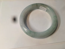 Load image into Gallery viewer, 55.8mm Certified type A 100% Natural quiet light green/blue Jadeite bangle AQ27-1703