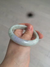Load image into Gallery viewer, 52.7mm 100% natural Type A light green/purple jadeite jade bangle D80-2207