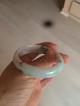 Load image into Gallery viewer, 47mm certified Type A 100% Natural green purple Jadeite Jade bangle AR59-4233