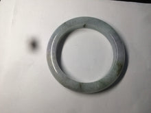 Load image into Gallery viewer, 50.5mm Certified type A 100% Natural light green/purple Jadeite Jade bangle D51-3534