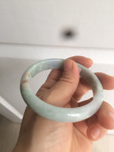 Load image into Gallery viewer, 57.6mm Certificated Type A 100% Natural green/purple/yellow jadeite jade bangle H145-9916