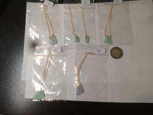 Load image into Gallery viewer, 100% Natural icy sunny green/purple safe and sound dangling jadeite Jade earring AT72 (Add on item. No sale individually)