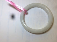 Load image into Gallery viewer, 55.9mm Certified Type A 100% Natural white Jadeite Jade bangle Q11-6212