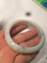 Load image into Gallery viewer, 56.3mm certified 100% natural Type A light green/white jadeite jade bangle AR65-7520