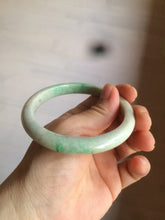 Load image into Gallery viewer, 59.5mm Certified Type A 100% Natural sunny green/yellow Jadeite Jade bangle D53-2599