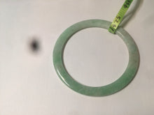 Load image into Gallery viewer, 52mm Certified Type A 100% Natural apple green/brown/red thin(flat) Jadeite Jade bangle L85-7336