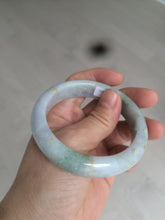 Load image into Gallery viewer, 55.5mm Certified 100% natural Type A green/purple/red (福禄寿)jadeite jade bangle AJ60-9898