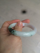 Load image into Gallery viewer, 49mm Certified Type A 100% Natural green purple oval Jadeite Jade bangle AM6-4137