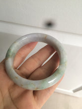 Load image into Gallery viewer, 55.5mm Certified 100% natural Type A green/purple/red (福禄寿)jadeite jade bangle AJ60-9898
