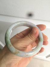 Load image into Gallery viewer, 55.5mm Certified 100% natural Type A green/purple/red (福禄寿)jadeite jade bangle AJ60-9898