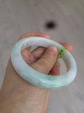 Load image into Gallery viewer, 57mm certified 100% natural green/white/yellow jadeite jade bangle R64-9289