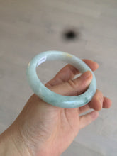 Load image into Gallery viewer, 57.5mm Certified Type A 100% Natural icy green/white Jadeite Jade bangle AT20-1351