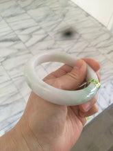 Load image into Gallery viewer, 57mm certified 100% natural green/white/yellow jadeite jade bangle R64-9289